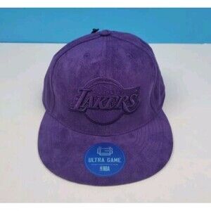 NBA Los Angeles Lakers Ultra Game Purple Velvet Snapback Hat Cap New 1 Fits All